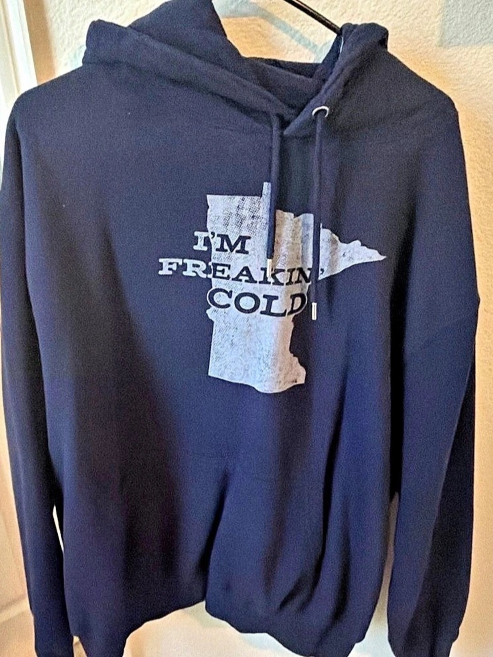 Minnesota Nice Clothing Co. Graphic Hoodie Blue XL